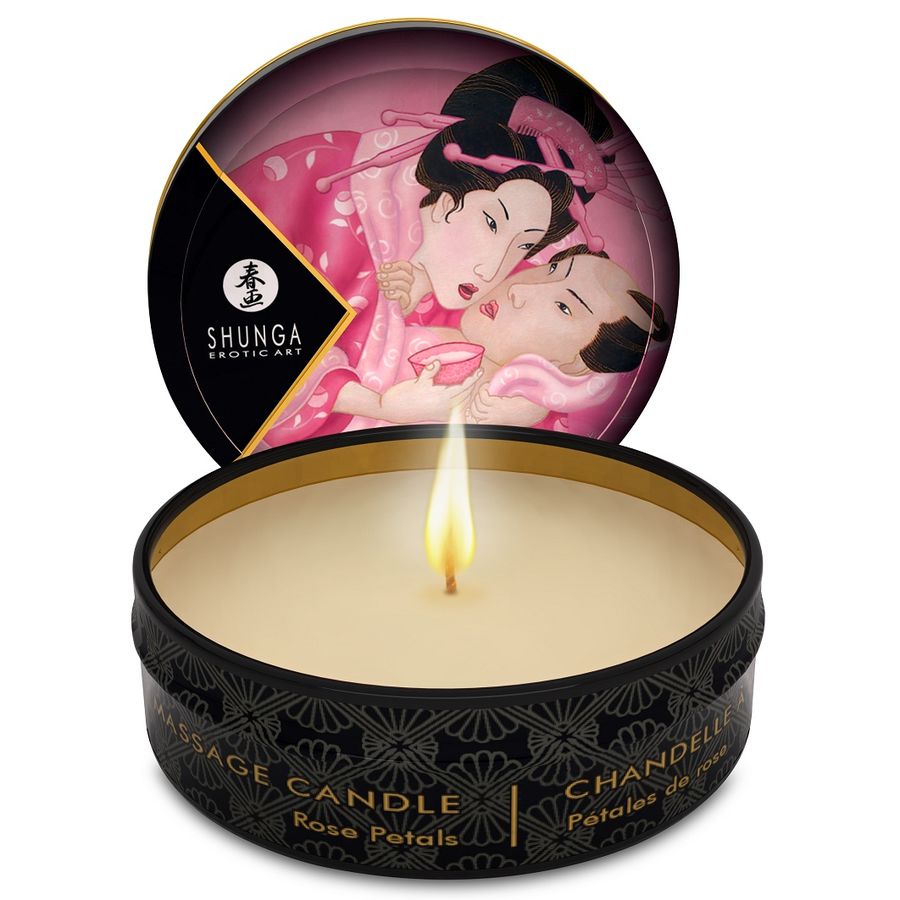 SHUNGA - CANDELA DA MASSAGGIO ROSE 30 ML